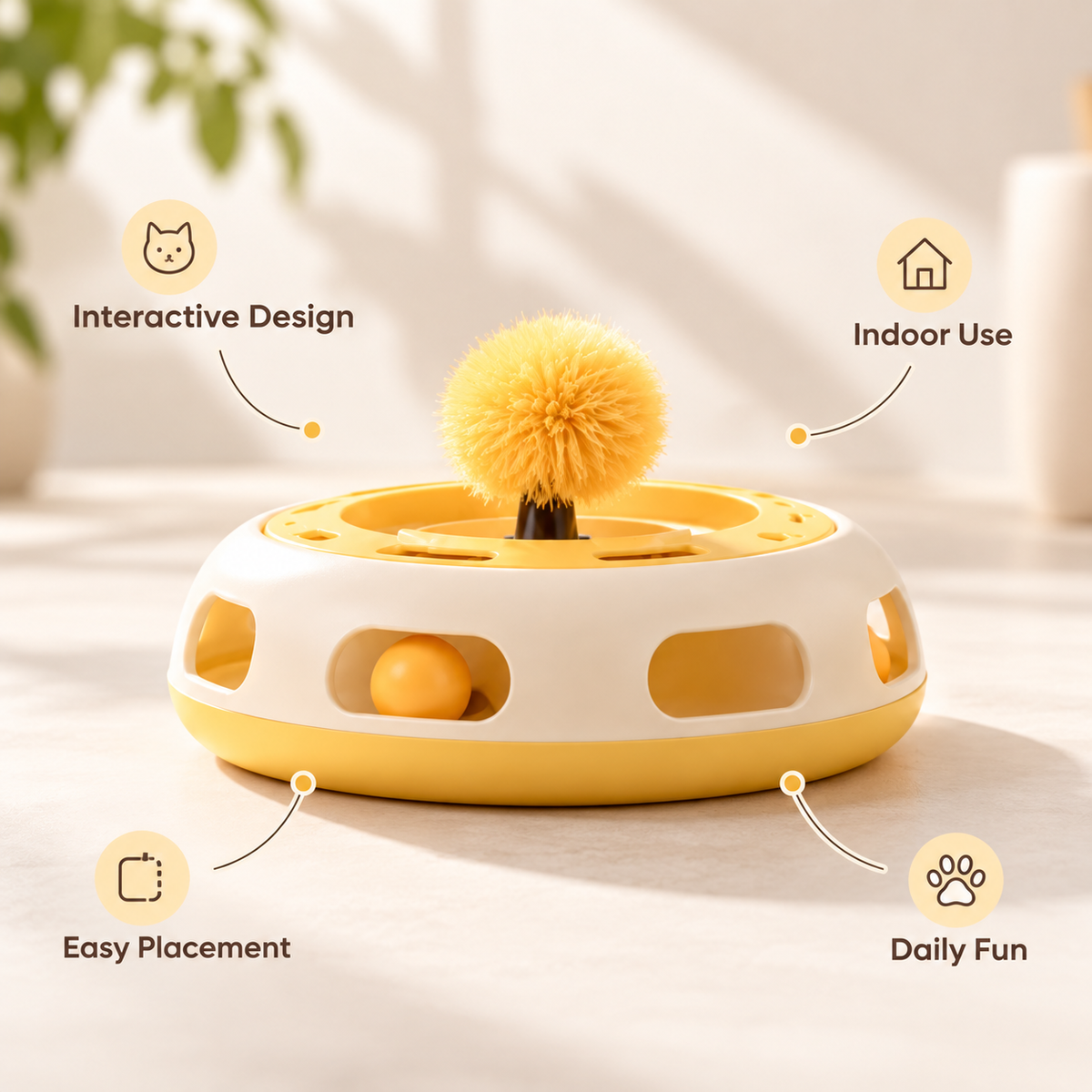 Lumora™ Interactive Cat Toy